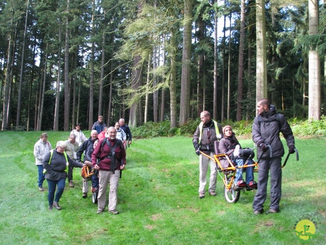 randonnée sportive avec joëlettes, Tervuren, 2012